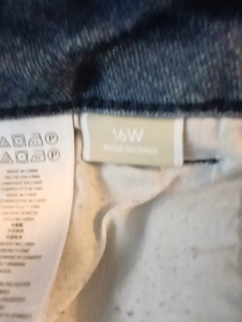 Michael Kors Women's Size 16W Blue Denim Straight Bootcut Jeans.